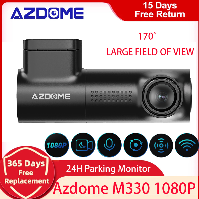 לחטוף!! רק 17.1$/62 ש״ח למצלמת הרכב הנהדרת AZDOME M330 1080P ...