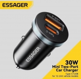 לחטוף!! מחיר מתנה!! רק 1.9$\6 ש"ח למטען כפול מהיר לרכב 30W מבית Essager!!
