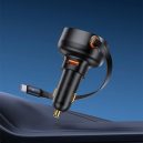 רק 14.1$\49 ש״ח למטען מצת לרכב מבית Baseus בהספק 60W עם 2 יציאות הטענה, אחת עם כבל TypeC\Lightning מובנה מתקפל באורך 70 ס"מ!!