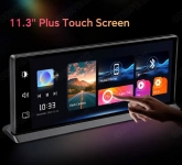 רק 57.4$/183 ש״ח למסך מולטימדיה חכם לרכב K2 Pro בגודל 11.3 אינץ' עם מצלמת דרך 4K, תמיכה ב־CarPlay ו־Android Auto, Bluetooth, Waze ואופציה ל־GPS ומצלמת רוורס!!