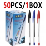 לחטוף!! רק 7.4$/24 ש״ח למארז 50 עטים כדוריים 1.0 מ"מ במגוון צבעים לבחירה!!