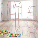 רק 7.4$/22 ש״ח לסט בנייה מורנדי 200 חלקים עם 100 מקלות ו־100 מחברים צבעוניים למשחק יצירתי שמפתח דמיון ומוטוריקה לילדים!!