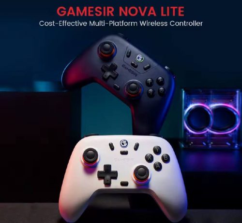 רק 15.6$/49 ש״ח לשלט האלחוטי GameSir Nova Lite עם חיבור Bluetooth, סטיקים בטכנולוגיית Hall ועיצוב נוח במיוחד לגיימינג בכל פלטפורמה!!