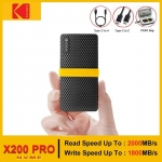 החל מ 19$\70 ש"ח לכונן ה SSD החיצוני הקומפקטי המהיר מבית קודאק Kodak X200 Pro במגוון נפחים לבחירה!!