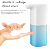 רק 8.8$/27 ש״ח למתקן סבון קצף אוטומטי חכם עם חיישן תנועה טעינת USB ועיצוב לבן מודרני לשימוש היגייני במטבח ובאמבטיה!!