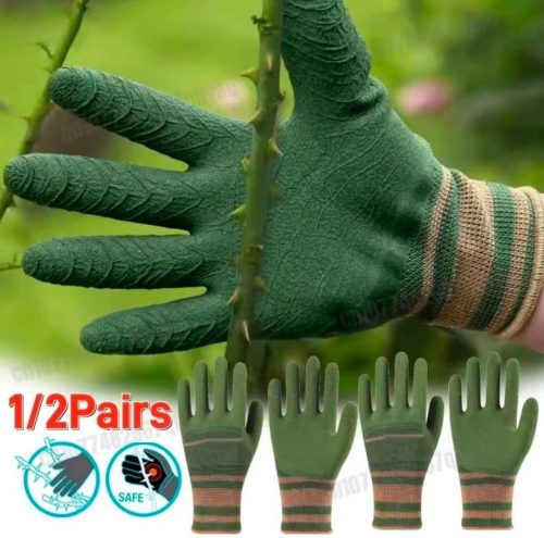 רק 1.7$/5 ש״ח לכפפות גינון עמידות לקוצים – מושלמות לגיזום ורדים, קקטוסים וצמחי נוי בלי שריטות או לכלוך!!