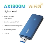 רק 16$\59 ש"ח למתאם ה WiFi העוצמתי עם WIFI-6 מבית UGREEN המעולים!!