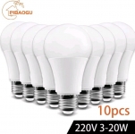 לחטוף!! רק 5.9$/19 ש״ח לסט 10 נורות LED חסכוניות E27/E14 בגדלים שונים!!