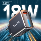 רק 3.9$/15 ש״ח למטען הקיר המהיר הנהדר QOOVI 18W QC 3.0!! 