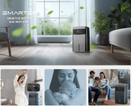 דיל מקומי: אוויר יבש, נעים ובריא בכל חלל בבית – רק 499 ש״ח לסופג לחות חכם Smarter D05-01 עם מיכל 2.3 ליטר וצג דיגיטלי!!