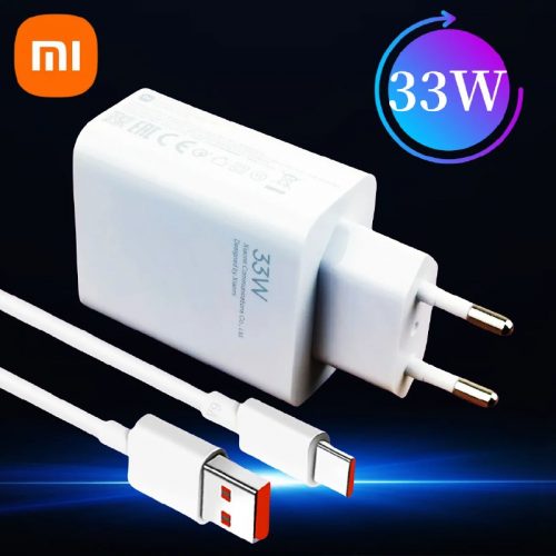 לחטוף!! רק 9.8$/33 ש״ח למטען מהיר 33W של שיומי עם כבל USB Type-C!!