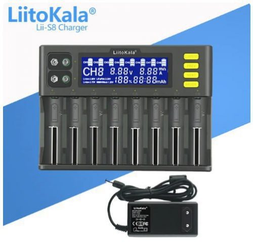 רק 29.8$\107 ש״ח למטען סוללות אוניברסלי המתאים למגוון רחב של סוללות מבית LiitoKala!!