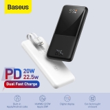 רק 23.46$\75 ש"ח לסוללת הגיבוי החדשה מבית באסאוס הכוללת כבלים מובנים לאייפון ואנדרואיד Baseus 22.5W Power Bank 10000mAh!! 