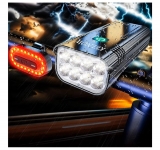 רק 16.9$/55 ש"ח (משלוח חינם בהגעה לסכום כולל של 49$ ומעלה) לסט תאורת האופניים הסופר־חזקה מבית KELNOW – כולל פנס ראש ו־RGB אחורי עם סוללת 10000mAh!!