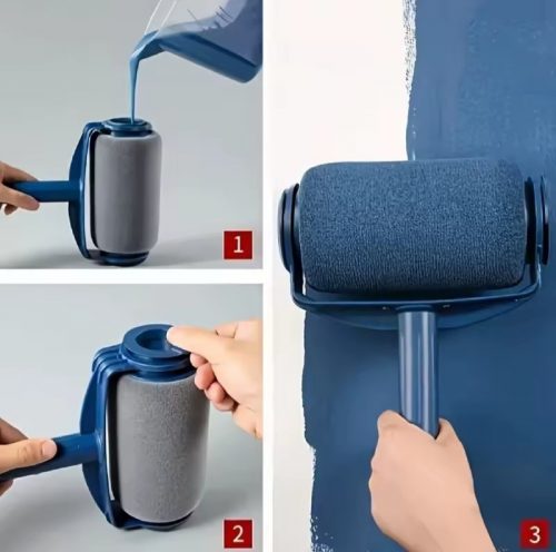 רק 4.1$/13 ש״ח לרולר צביעה עם מיכל פנימי למילוי צבע – פתרון גאוני לצביעה אחידה, נקייה וללא נזילות, שמתאים לכל אחד גם בלי ניסיון!!