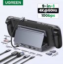 רק 29.7$/96 ש״ח לתחנת עגינה חכמה מבית UGREEN עם 9 יציאות, תמיכה ב־4K, טעינה מהירה וחיבור רשת קווית – פתרון מושלם לגיימרים!!