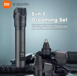 רק 23.4$/72 ש״ח למכונת תספורת 5-ב-1 Xiaomi עם ראשים להסתפרות וגילוח, מסך LED חכם, טעינת Type-C ועמידות למים IPX6 לטיפוח מלא בבית או בנסיעות!!