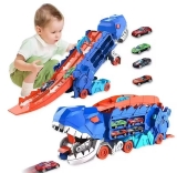 רק 11.8$/39 ש״ח למשאית דינוזאור מתקפלת ההופכת ל־T-Rex אמיתי עם מסילת מירוץ!!