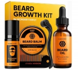 רק 10.4$/33 ש״ח (משלוח חינם בהגעה לסכום כולל של 49$ ומעלה) לסט טיפוח זקן לגברים עם שמן טבעי, רולר לעידוד צמיחה, באלם ביוטין ומסרק מעצב מרכך – מושלם כמתנה לגבר עם זקן מטופח ומלא סטייל!!