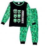 רק 7.9$/26 ש"ח לפיג'מת הילדים בעיצוב Minecraft – נוחה, צבעונית ומושלמת לשינה חלומית!!