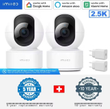 רק 16.1$/49 ש״ח למצלמת אבטחה ביתית IMILAB C21 4MP 2.5K עם ראיית לילה צבעונית, סיבוב 360° וזיהוי AI חכם במחיר הכי משתלם שיש!!