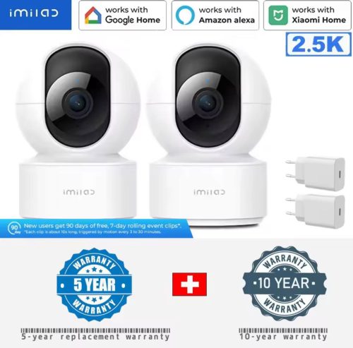 רק 15.9$/50 ש״ח למצלמת הפנים Imilab C21 באיכות 2.5K עם חיבור Plug-in – פתרון מעולה לאבטחה וניטור מהסמארטפון במחיר מושלם!!