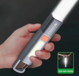 רק 3.4$/10 ש״ח לפנס לד נטען עם 3 מצבי תאורה, זום מתכוונן וו תלייה שמאפשר להשתמש בו כפנס יד או כתאורת קמפינג לטיולים, לרכב או לשימוש בבית!!