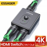 רק 4.89$\17 ש"ח למפצל ה HDMI האיכותי מבית Essager!! 