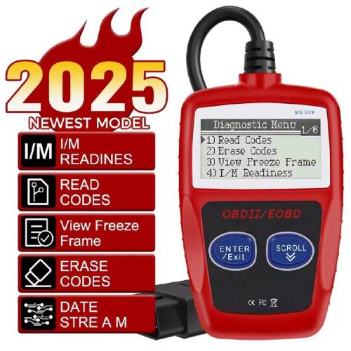 רק 8.2$/26 ש״ח לקורא קודים אוניברסלי OBD2 עם תצוגה דיגיטלית – לאבחון תקלות רכב, מחיקת קודים ושיפור ביצועים תוך שניות!!