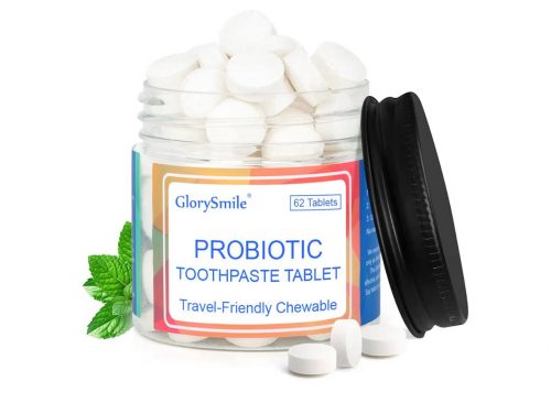רק 9.9$/32 ש״ח (משלוח חינם בהגעה לסכום כולל של 49$ ומעלה) לטבליות משחת שיניים GlorySmile עם פרוביוטיקה והידרוקסי־אפאטיט – לניקוי, חיזוק והגנה טבעית על האמייל בכל מקום!!