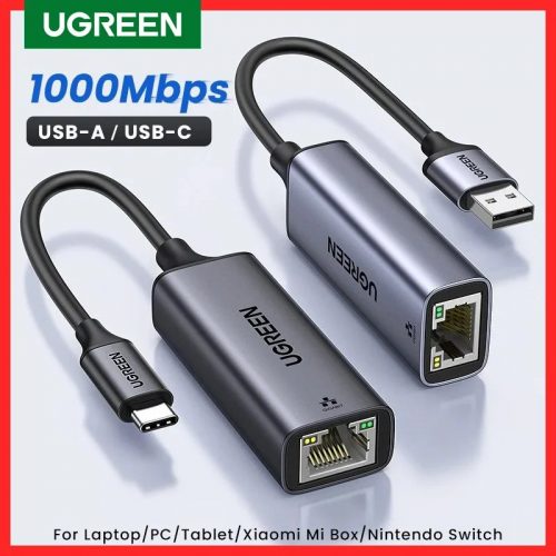 לחטוף!! רק 5.8$/18 ש״ח למתאם רשת USB 3.0 מבית UGREEN לחיבור Ethernet מהיר דרך חיבור USB – מושלם למחשבים, סטרימרים וקונסולות!!