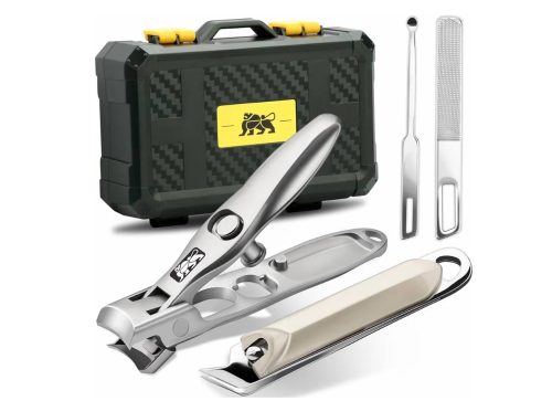 רק 9.9$/30 ש״ח לסט קוצצי ציפורניים DIGNITY עם פתיחה רחבה לציפורניים עבות, לוכד גזירים מובנה, מנגנון נעילה בטיחותי וערכת טיפוח מלאה עם פצירה וכלי ניקוי באחסון קומפקטי!!