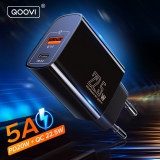 רק 3.9$\15 ש"ח למטען המהיר 2 פורטים QOOVI Dual USB Type C PD 20W!!