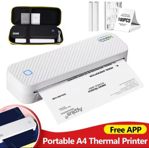 רק 34.1$/111 ש״ח למדפסת אלחוטית קומפקטית A4 – מתחברת לסמארטפון או למחשב, בלי צורך בדיו, וללא כאב ראש!!