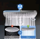 רק 10.2$/33 ש״ח לראש מקלחת גשם יוקרתי עם לחץ מים גבוה ועיצוב מרהיב!!