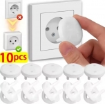 רק 2.4$/7 ש״ח לסט 10 מכסי בטיחות לשקעים – הגנה פשוטה וחכמה לתינוקות וילדים!!