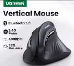 רק 9.6$/31 ש״ח לעכבר אנכי ארגונומי אלחוטי מבית UGREEN – להפחתת עומס בשורש כף היד ושליטה מדויקת לאורך כל היום!!