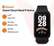 רק 18.6$/59 ש״ח לצמיד החכם המשתלם Xiaomi Smart Band 9 Active עם מסך ‎1.47″‎, ניטור דופק וחמצן ו-50 מצבי ספורט!!