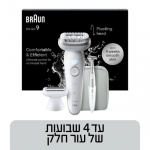 דיל מקומי: רק 539 ש״ח במקום 899 למארז מסיר שיער נטען Braun Silk-épil 9-241 לגילוח רטוב ויבש לעד 4 שבועות של עור חלק!!