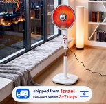 רק 161 ש״ח למקרן חום 1000W מבית Electro Max עם 2 דרגות חימום, הגנות בטיחות ומשלוח מהיר מהמחסן הישראלי – לחורף חם ובטוח!!