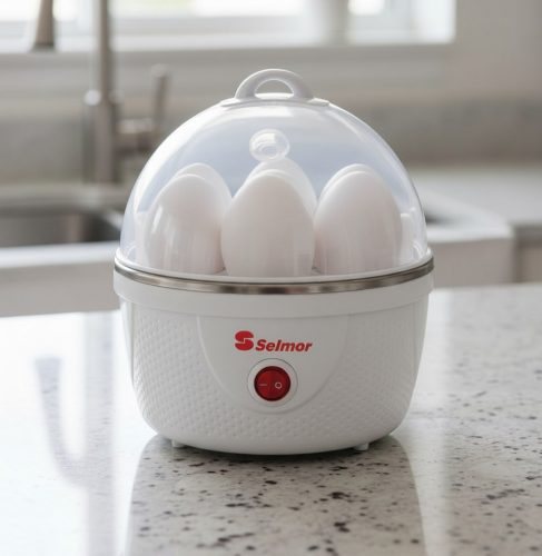 דיל מקומי: רק 69 ש"ח למכשיר להכנת 7 ביצים Selmor SE-695 – קשות, בינוניות ורכות!!