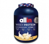 דיל מקומי: ראשון חלבון – חיזוק שבועי נוסף במחיר מנצח!! אבקת חלבון מי גבינה 2.03 ק"ג Allin Whey בטעם שוקולד לבן רק ב-₪185!!