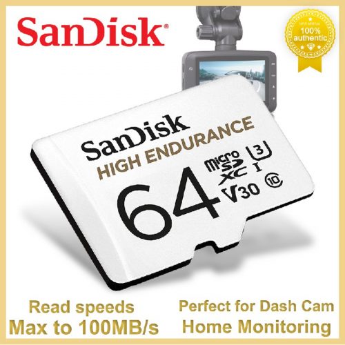 החל מ 8.2$/27 ש״ח לכרטיס הזיכרון SanDisk High Endurance – עמיד במיוחד, מהיר במיוחד, אידאלי למצלמות דרך ולצילום וידאו באיכות גבוהה!!