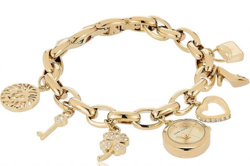 רק 66.9$/219 ש״ח מחיר סופי כולל הכל עד דלת הבית לשעון הצמיד האלגנטי מבית Anne Klein – עיצוב יוקרתי, גבישים נוצצים ואיכות פרימיום!!