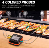 רק 37.5$/116 ש״ח למדחום הגריל המקצועי INKBIRD IBT-24S – עם 4 חיישנים צבעוניים, אפליקציה חכמה, טווח אלחוטי רחב ותצוגת LCD גדולה!!
