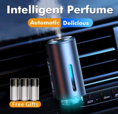 רק 8.7$/29 ש״ח למפיץ הריח החשמלי החכם לרכב עם טעינת USB ותאורת LED צבעונית!!