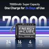 רק 53.4$/198 ש״ח עם הקופון M25801 לתחנת כוח / סוללת גיבוי MOVESPEED Z70 Power Bank 70000mAh!!