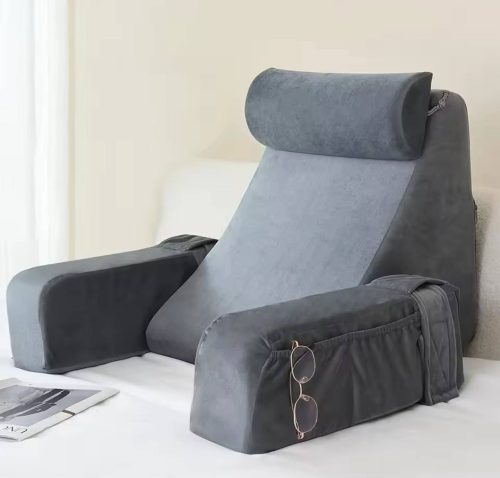 רק 38.3$/118 ש״ח לכרית קריאה גדולה למיטה עם משענות ידיים רחבות וספוג זיכרון איכותי לתמיכה מלאה בגב ובזרועות לישיבה נוחה לקריאה, צפייה בטלוויזיה או עבודה עם לפטופ במיטה!!