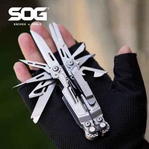 רק 34.1$/108 ש״ח למולטי־טול קומפקטי SOG PowerPint עם 18 פונקציות שימושיות – מושלם לטיולים, תיק עבודה ולשימוש יומיומי!!