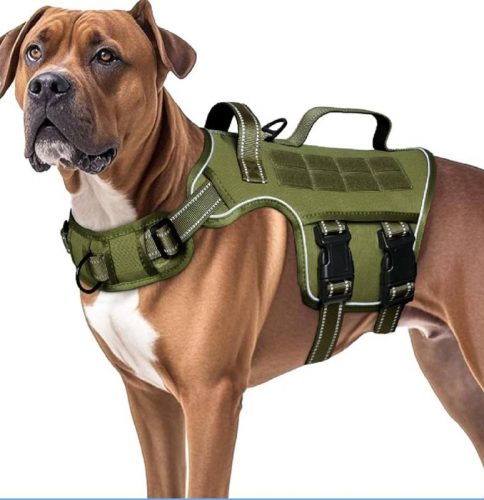 רק 8.4$/28 ש״ח לרתמת כלב מקצועית מבית RunFido בעיצוב טקטי נגד משיכה – נוחה, מאווררת ועמידה במיוחד!!